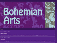 Tablet Screenshot of bohemianartsdeloraine.blogspot.com