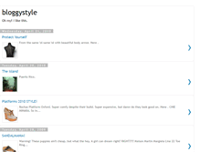 Tablet Screenshot of bloggystylelove.blogspot.com