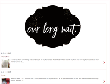 Tablet Screenshot of ourlongwait.blogspot.com