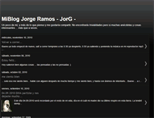 Tablet Screenshot of jorgeramos.blogspot.com