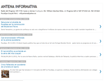 Tablet Screenshot of antenainformativapucallpa.blogspot.com