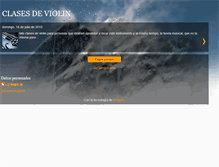 Tablet Screenshot of clasesdeviolinparaprincipiantes.blogspot.com