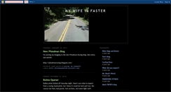 Desktop Screenshot of mywifeisfaster.blogspot.com