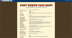 Desktop Screenshot of fortworthtacohunt.blogspot.com