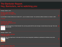 Tablet Screenshot of banksterreport.blogspot.com