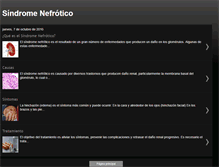 Tablet Screenshot of nefroticosindrome.blogspot.com