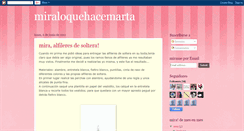 Desktop Screenshot of miraloquehacemarta.blogspot.com