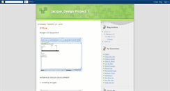 Desktop Screenshot of jacquedesign.blogspot.com