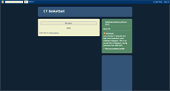 Desktop Screenshot of ctbasketball.blogspot.com