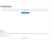 Tablet Screenshot of ctbasketball.blogspot.com