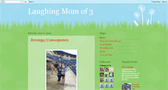 Desktop Screenshot of laughingmomof3.blogspot.com