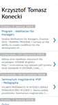 Mobile Screenshot of krzysztof-tomasz-konecki.blogspot.com