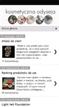Mobile Screenshot of kosmetycznaodyseja.blogspot.com