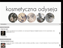 Tablet Screenshot of kosmetycznaodyseja.blogspot.com