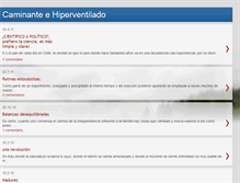 Tablet Screenshot of caminanteehiperventilado.blogspot.com