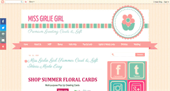 Desktop Screenshot of missgirliegirl.blogspot.com