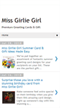 Mobile Screenshot of missgirliegirl.blogspot.com