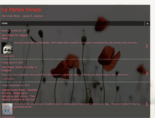 Tablet Screenshot of parolavivace.blogspot.com