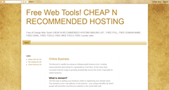 Desktop Screenshot of foc-web-tools.blogspot.com