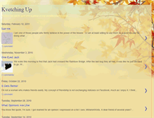 Tablet Screenshot of kvetchingup.blogspot.com