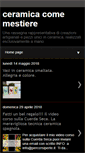 Mobile Screenshot of ceramicacomemestiere.blogspot.com