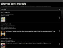 Tablet Screenshot of ceramicacomemestiere.blogspot.com