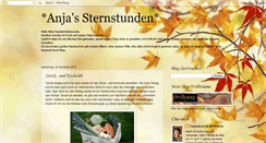 Desktop Screenshot of anjassternstunden.blogspot.com