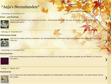 Tablet Screenshot of anjassternstunden.blogspot.com