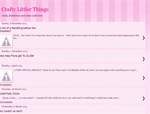 Tablet Screenshot of craftylittlerthings.blogspot.com