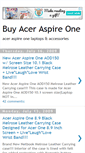 Mobile Screenshot of buyaceraspireone.blogspot.com