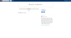 Desktop Screenshot of magegamana.blogspot.com