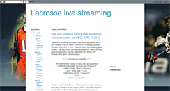 Desktop Screenshot of lacrosselive.blogspot.com