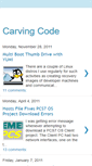Mobile Screenshot of carvingcode.blogspot.com