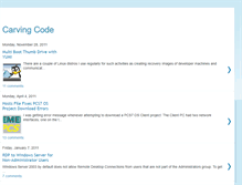 Tablet Screenshot of carvingcode.blogspot.com