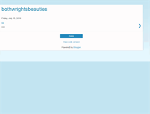 Tablet Screenshot of bothwrightsbeauties.blogspot.com