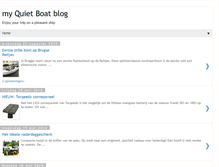 Tablet Screenshot of myquietboat.blogspot.com