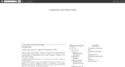 Desktop Screenshot of caracascamaraclub.blogspot.com