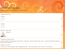 Tablet Screenshot of guidancetutorials.blogspot.com