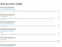 Tablet Screenshot of dixiegunshowraleigh.blogspot.com