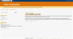 Desktop Screenshot of hibedestekler.blogspot.com