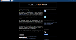 Desktop Screenshot of global-promotion-nl.blogspot.com