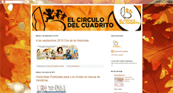 Desktop Screenshot of elcirculodelcuadrito.blogspot.com