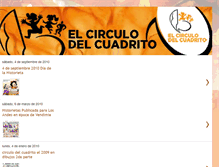 Tablet Screenshot of elcirculodelcuadrito.blogspot.com