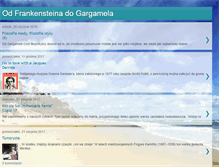 Tablet Screenshot of odfrankensteinadogargamela.blogspot.com
