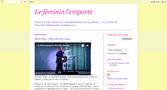 Desktop Screenshot of femininlemporte.blogspot.com