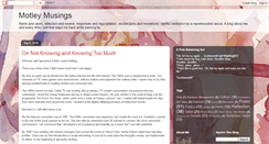 Desktop Screenshot of motleymusings.blogspot.com