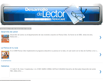 Tablet Screenshot of desarrollodelector.blogspot.com