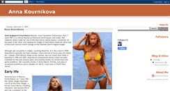 Desktop Screenshot of beautifulannakournikova.blogspot.com