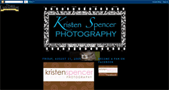 Desktop Screenshot of kristenspencerphotography.blogspot.com