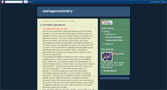 Desktop Screenshot of mariogerezministry.blogspot.com